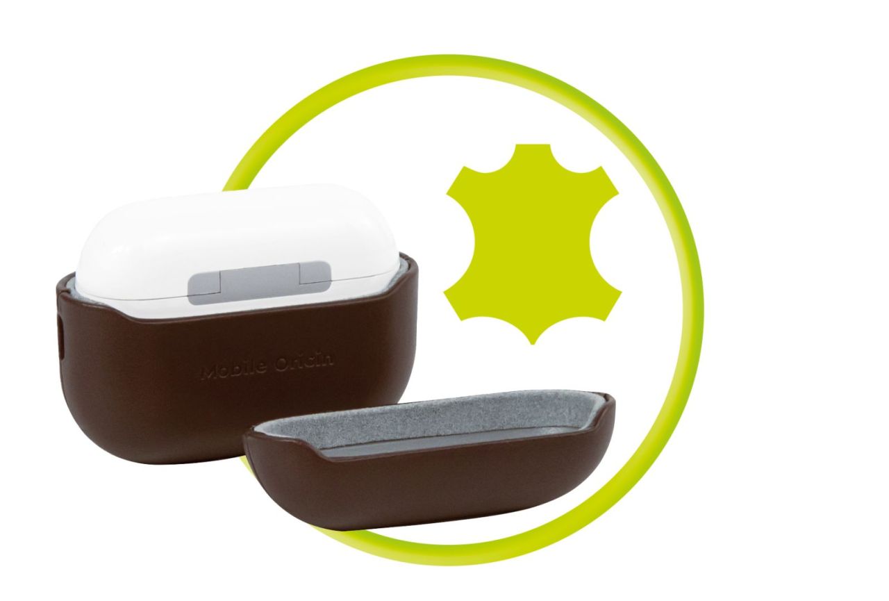 Mobile Origin AirPods Pro 2 Leather Case Brown Mobile Origin AirPods Pro 2 Leather Case Brown