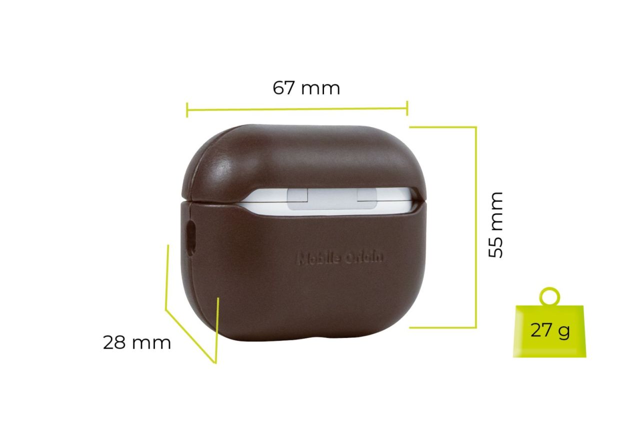 Mobile Origin AirPods Pro 2 Leather Case Brown Mobile Origin AirPods Pro 2 Leather Case Brown