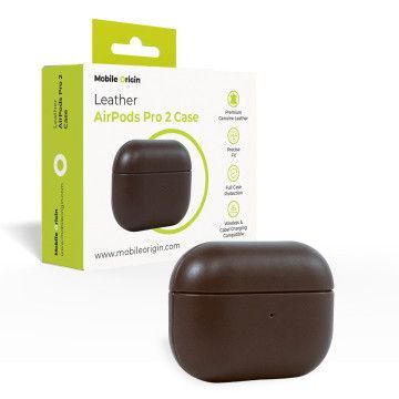 Mobile Origin AirPods Pro 2 Leather Case Brown Mobile Origin AirPods Pro 2 Leather Case Brown