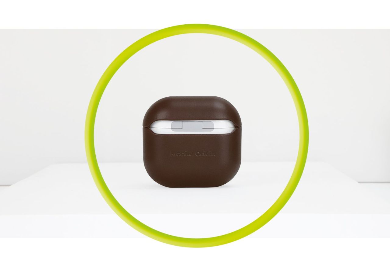 Mobile Origin AirPods 4 Leather case Brown