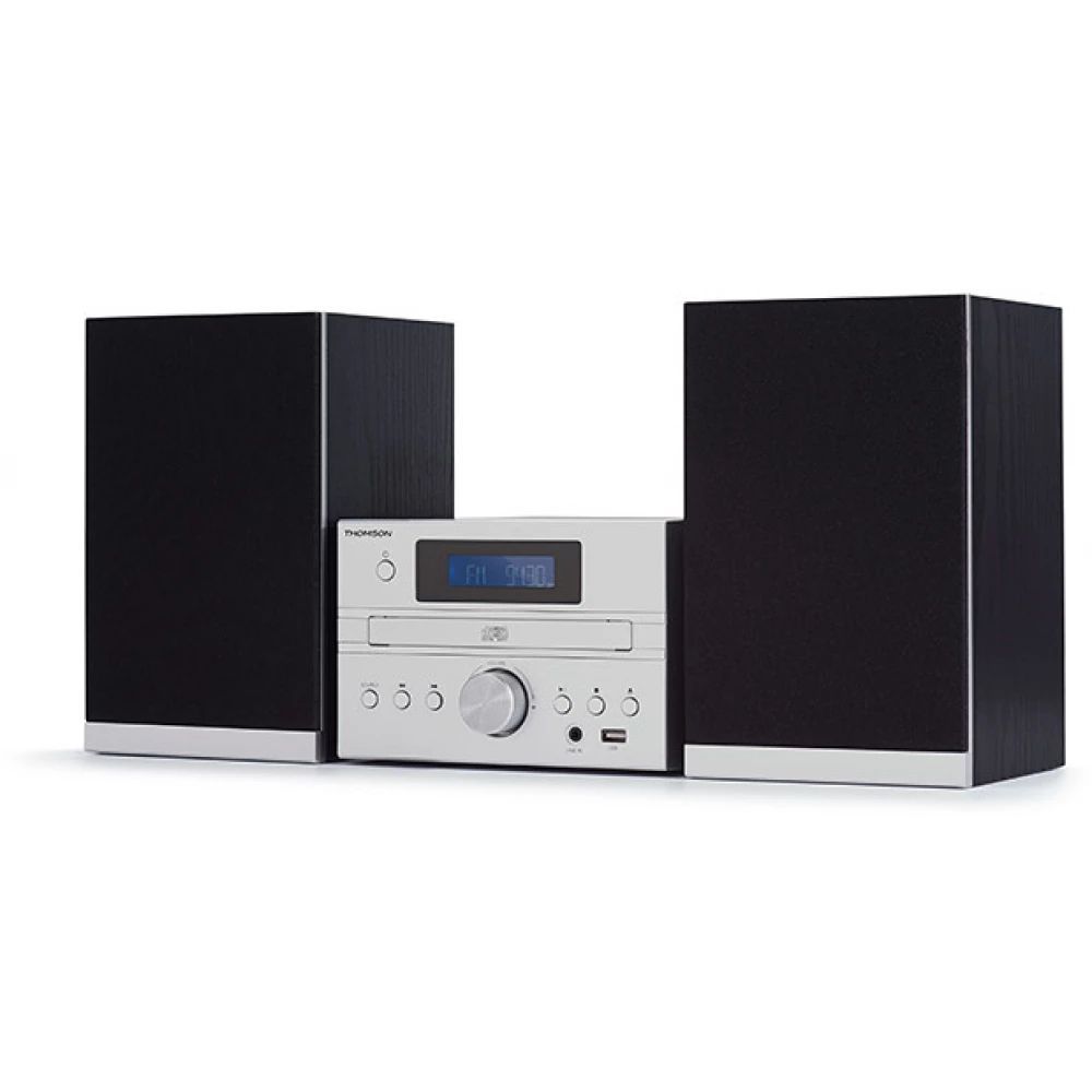 Thomson MIC122BT Bluetooth Micro Tower Black/Silver Thomson MIC122BT Bluetooth Micro Tower Black/Silver