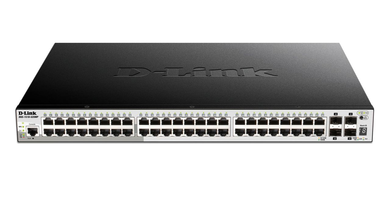 D-Link DGS-1510-52XMP 38 Port Industry Standard CLI with 10G SFP+ stacking D-Link DGS-1510-52XMP 38 Port Industry Standard CLI with 10G SFP+ stacking