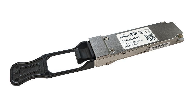 Mikrotik Q+85MP01D 40 Gbps 850nm optical QSFP+ module Mikrotik Q+85MP01D 40 Gbps 850nm optical QSFP+ module