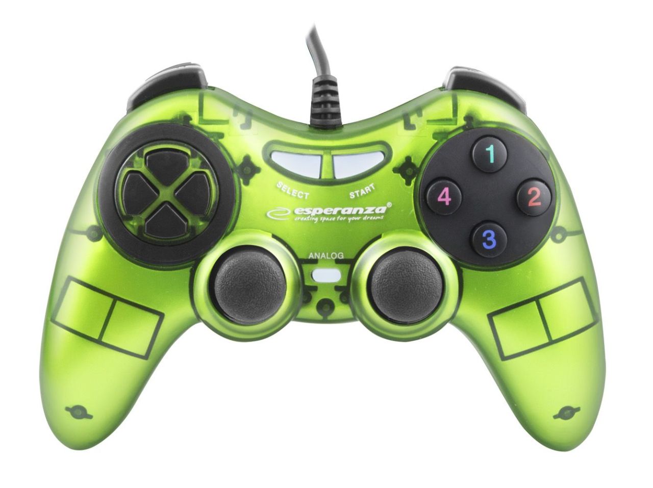 Esperanza Fighter USB Gamepad Green