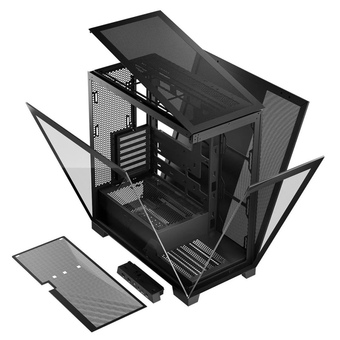 Modecom Volcano Space Midi Tempered Glass Black