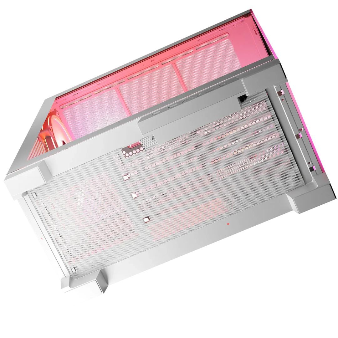 Modecom Volcano Space Apex ARGB Tempered Glass White