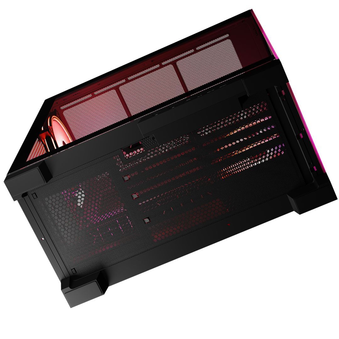 Modecom Volcano Space Apex ARGB Tempered Glass Black