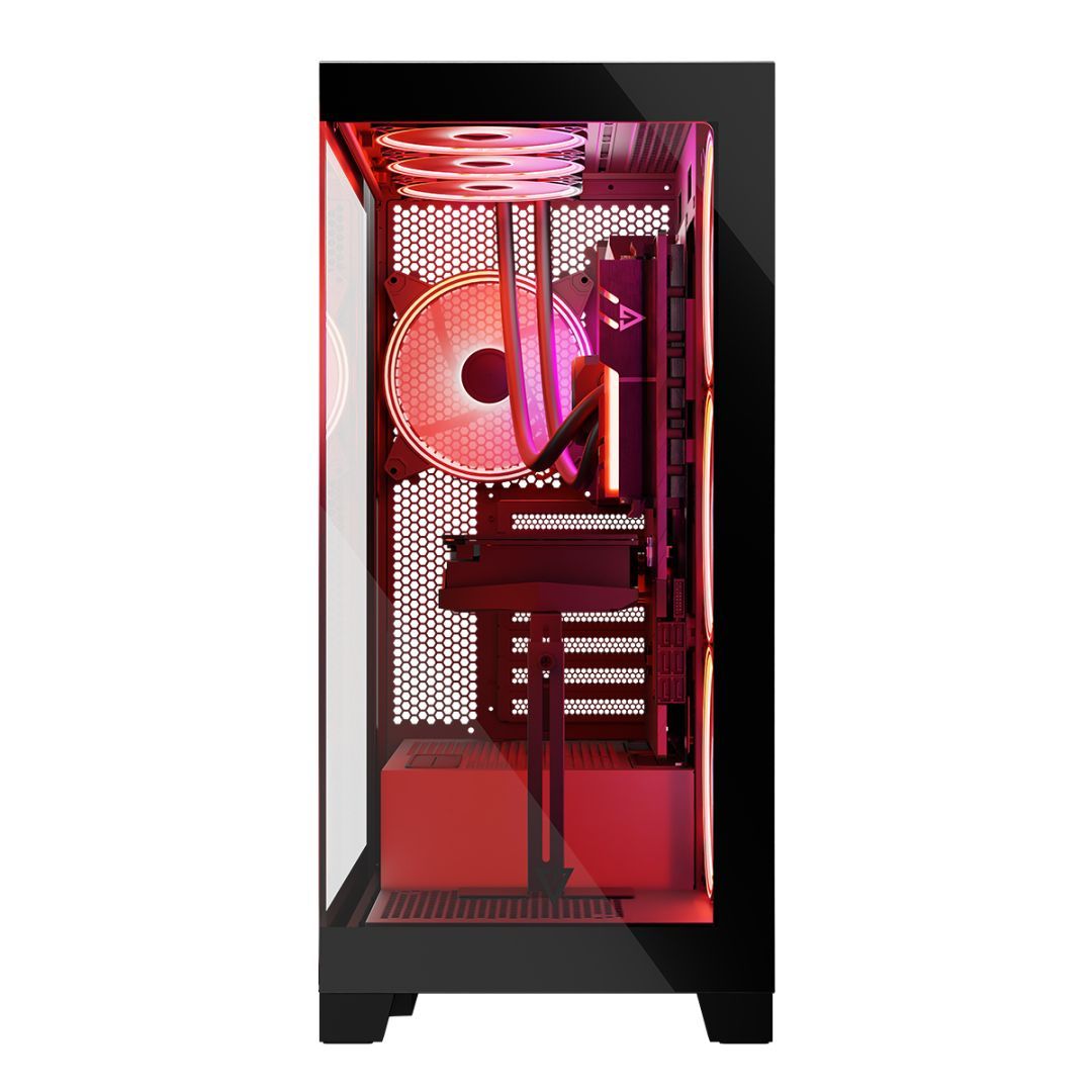 Modecom Volcano Space Apex ARGB Tempered Glass Black