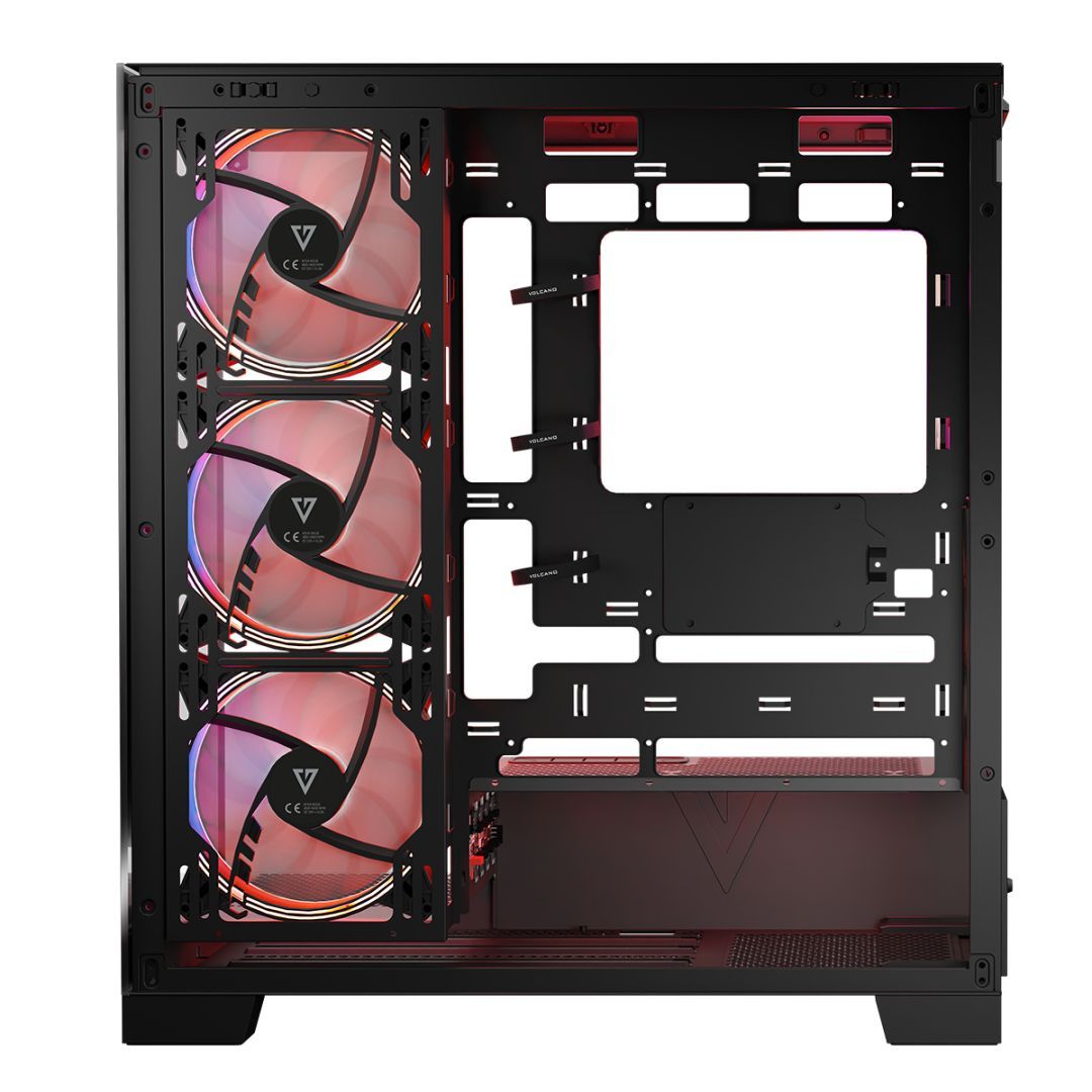 Modecom Volcano Space Apex ARGB Tempered Glass Black