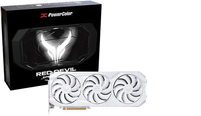 PowerColor RX9070 XT 16GB DDR6 Red Devil Spectral White PowerColor RX9070 XT 16GB DDR6 Red Devil Spectral White