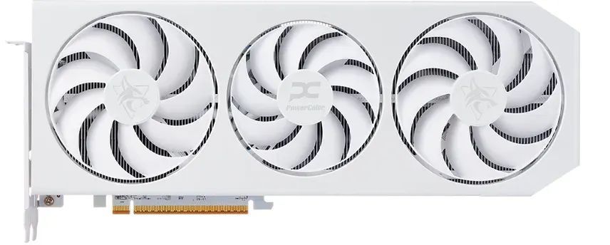 PowerColor RX9070 XT 16GB DDR6 Hellhound Spectral White
