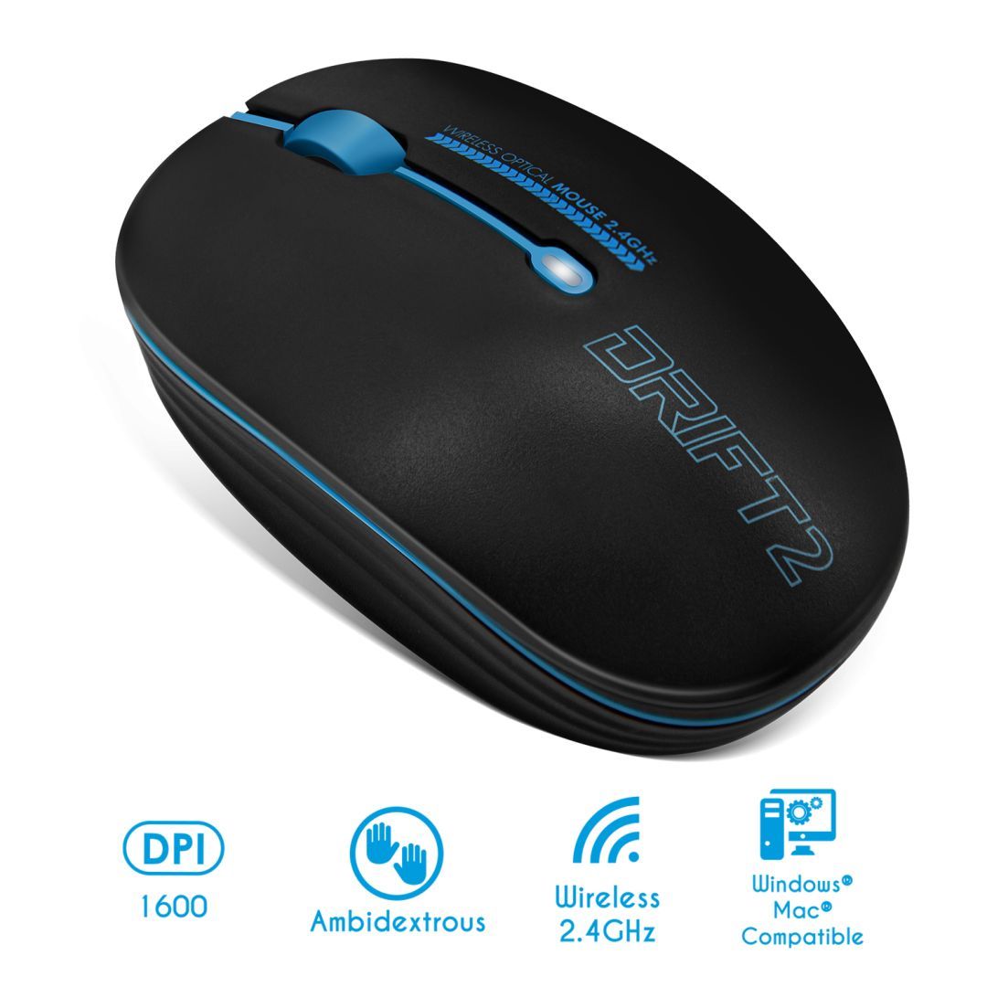 Advance Drift 2 Wireless Mouse Blue Advance Drift 2 Wireless Mouse Blue