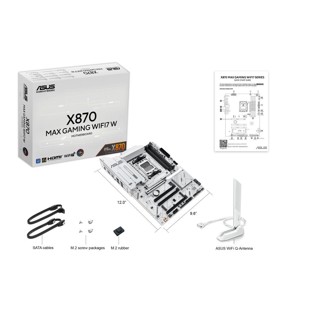 Asus X870 MAX GAMING WIFI7 W Asus X870 MAX GAMING WIFI7 W