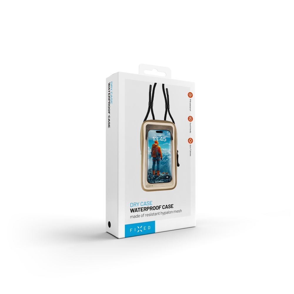 FIXED vízálló telefontok, khaki