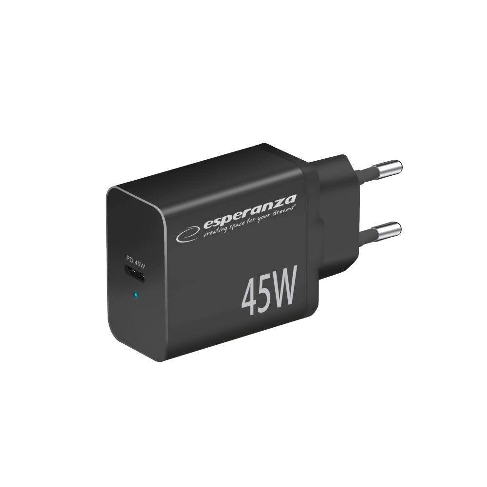 Esperanza EZC108K Quick Power Charger 45W USB-C Black