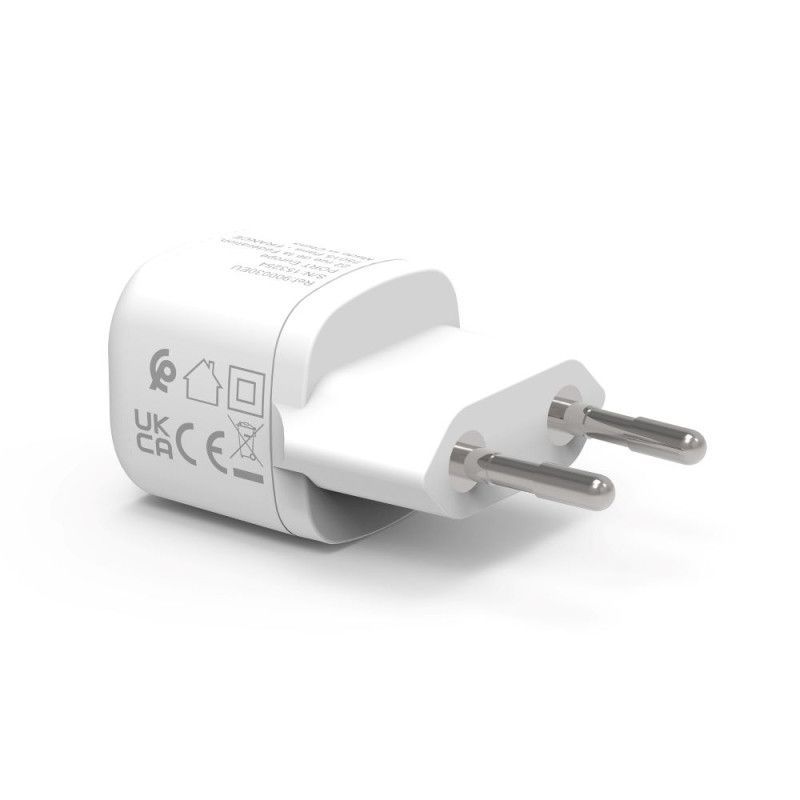 Port Designs 20W USB-C Pocket Wall Charger White Port Designs 20W USB-C Pocket Wall Charger White