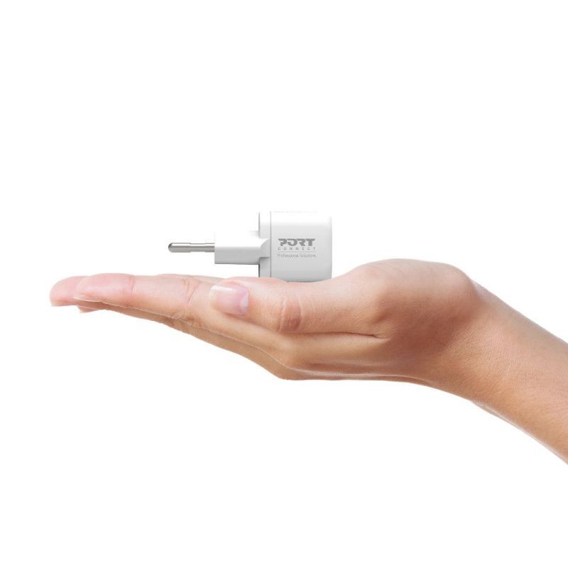 Port Designs 20W USB-C Pocket Wall Charger White Port Designs 20W USB-C Pocket Wall Charger White