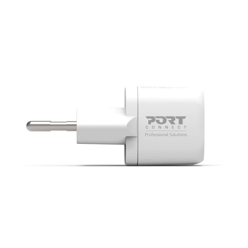 Port Designs 20W USB-C Pocket Wall Charger White Port Designs 20W USB-C Pocket Wall Charger White