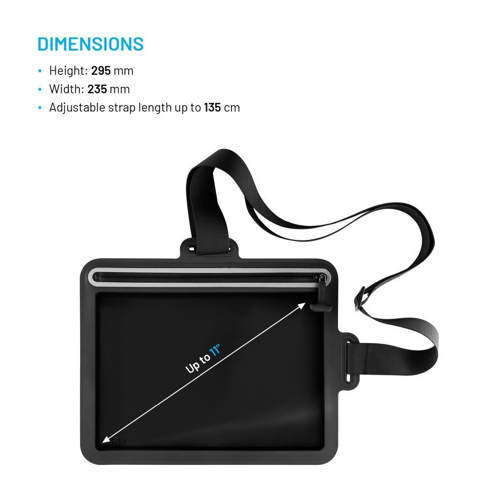 FIXED vízálló tablettok, fekete