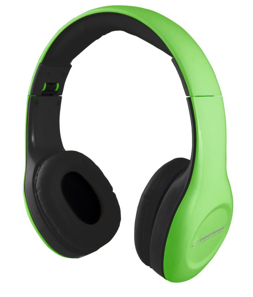 Esperanza Soul Stereo Audio Headphones Green