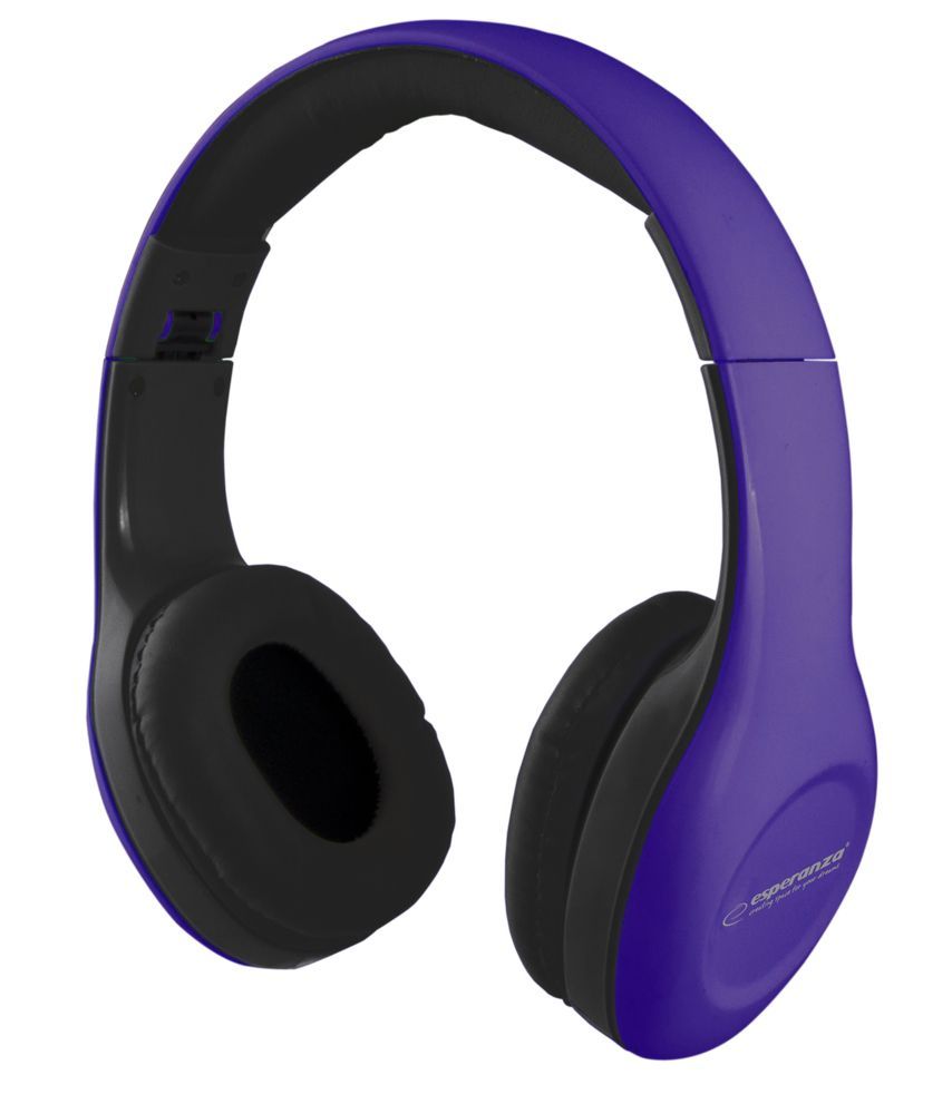 Esperanza Soul Stereo Audio Headphones Violet