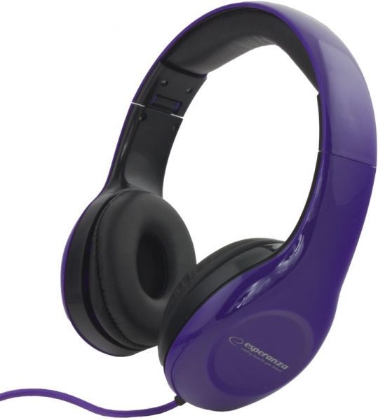 Esperanza Soul Stereo Audio Headphones Violet