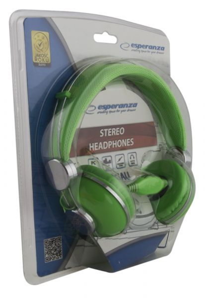 Esperanza Macau Stereo Headphones Green