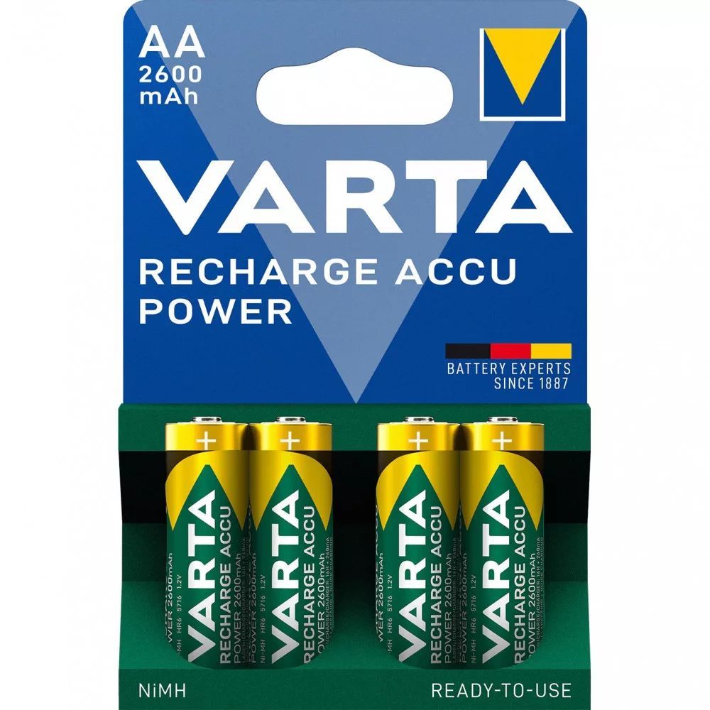 Varta 2600mAh AA Ni-MH akkumulátor 4db/csomag Varta 2600mAh AA Ni-MH akkumulátor 4db/csomag