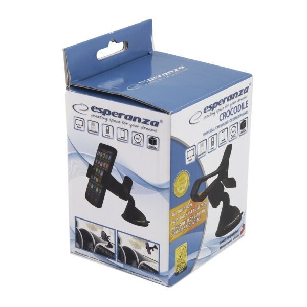 Esperanza EMH103 Crocodile Universal car mount Black