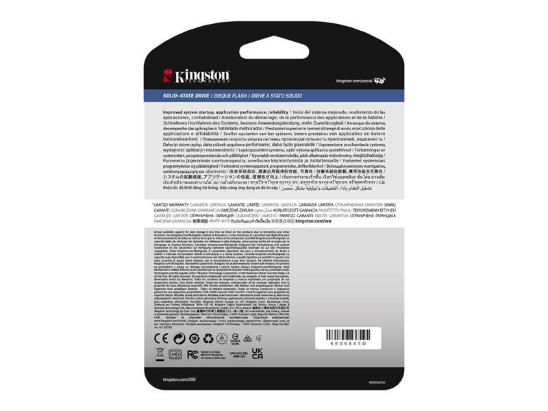 Kingston 3,84TB 2,5" SATA3 DC600M Kingston 3,84TB 2,5" SATA3 DC600M