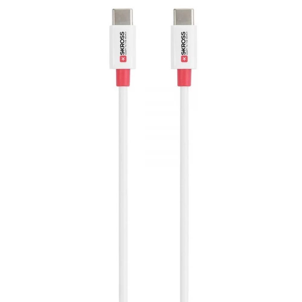 SKROSS USB-C to USB-C cable 2m White