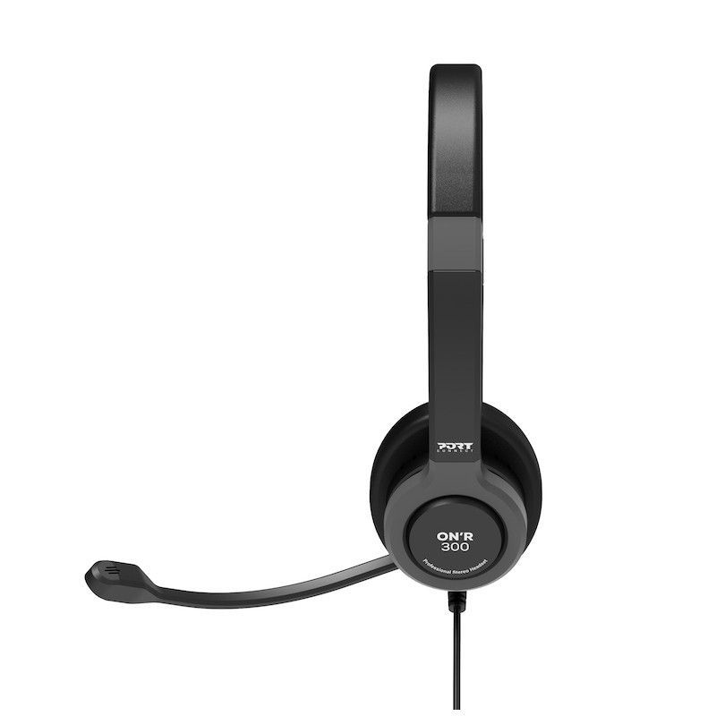 Port Designs Stereo USB headphone PRO ON''R 300 Black