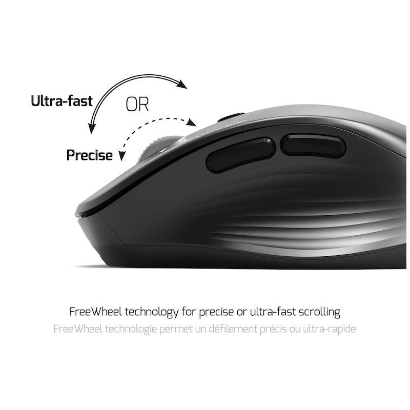 Port Designs Business Wireless Bluetooth Rechargeable Mouse Black Port Designs Business Wireless Bluetooth Rechargeable Mouse Black