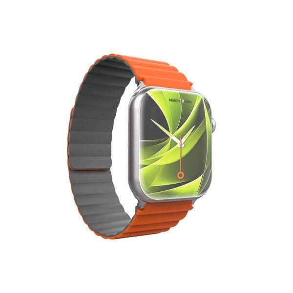 Mobile Origin MO Magnetic Strap II Apple Watch 44/45/46/49mm Orange/Grey