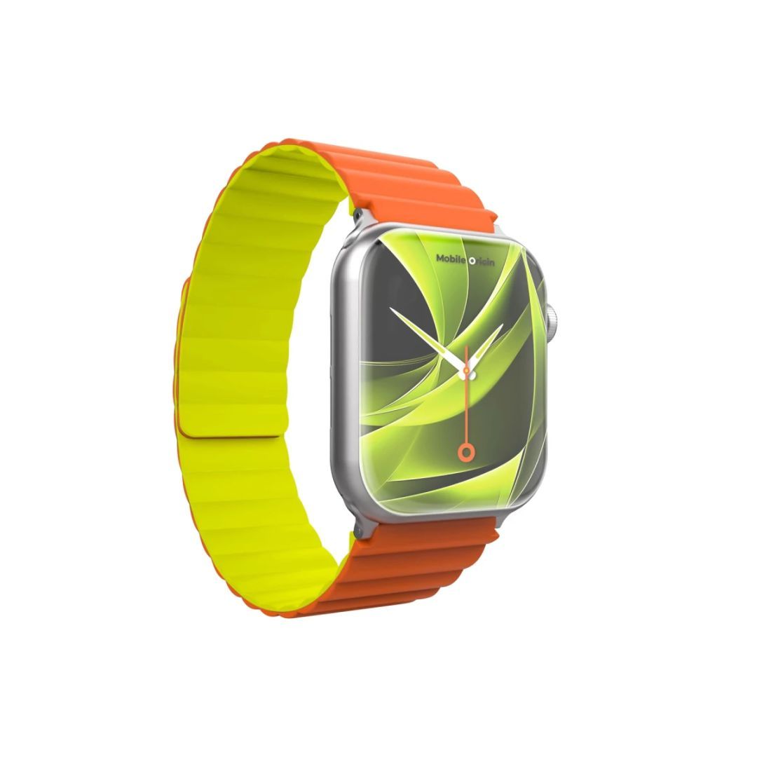 Mobile Origin MO Magnetic Strap II Apple Watch 44/45/46/49mm Orange/Green Mobile Origin MO Magnetic Strap II Apple Watch 44/45/46/49mm Orange/Green