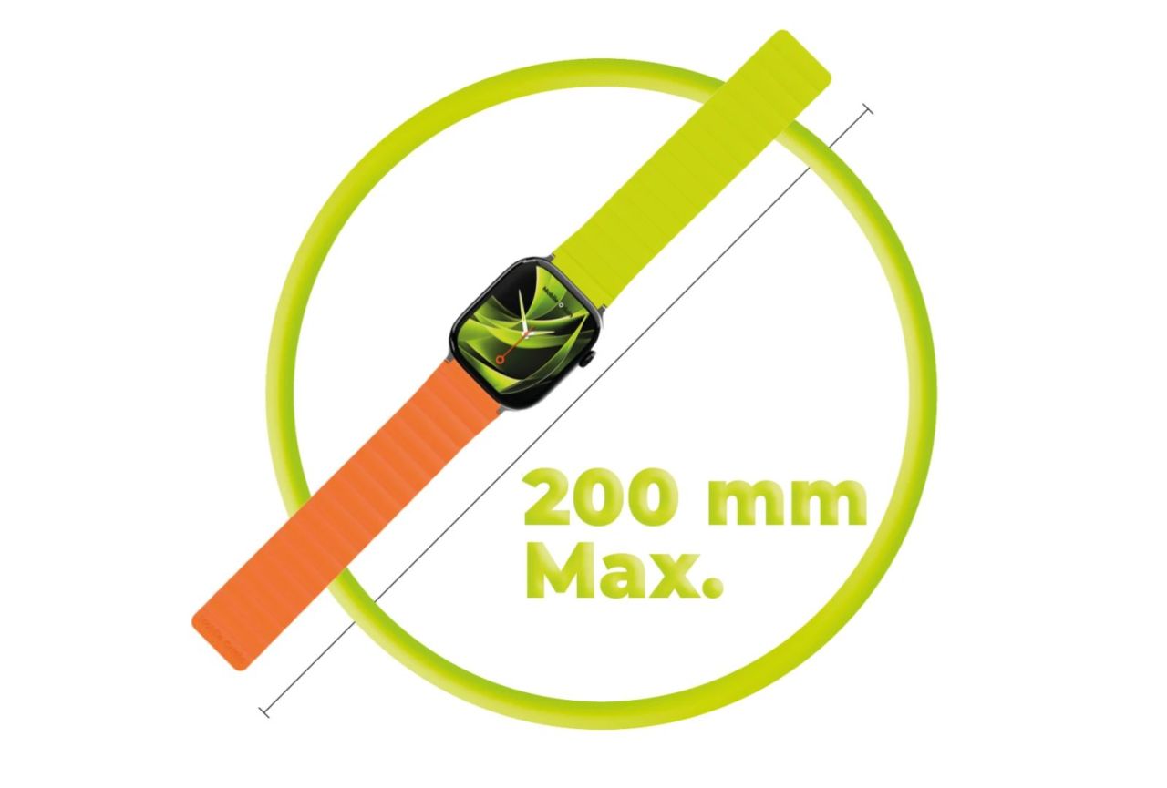 Mobile Origin MO Magnetic Strap II Apple Watch 44/45/46/49mm Orange/Green Mobile Origin MO Magnetic Strap II Apple Watch 44/45/46/49mm Orange/Green