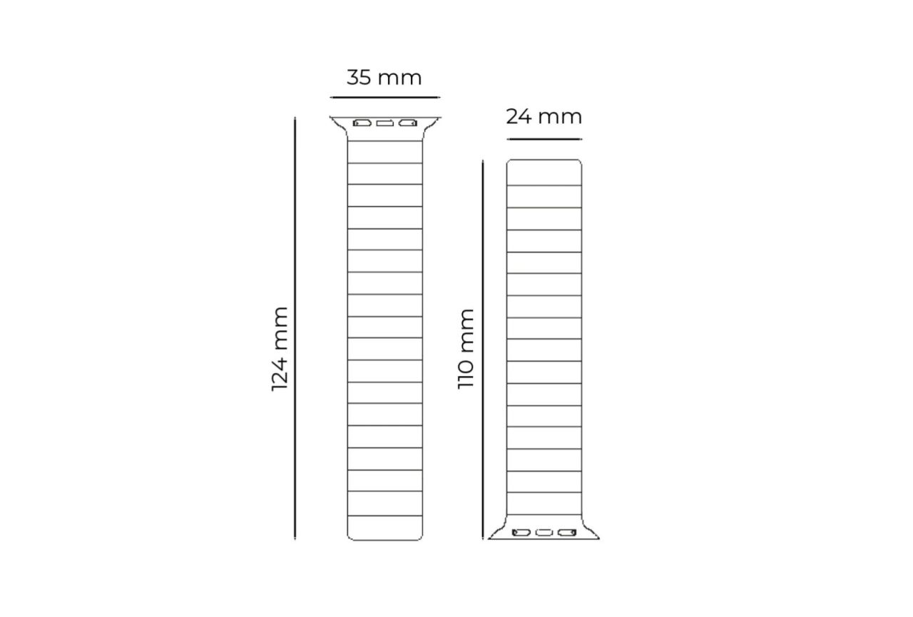 Mobile Origin MO Magnetic Strap II Apple Watch 44/45/46/49mm Orange/Green Mobile Origin MO Magnetic Strap II Apple Watch 44/45/46/49mm Orange/Green