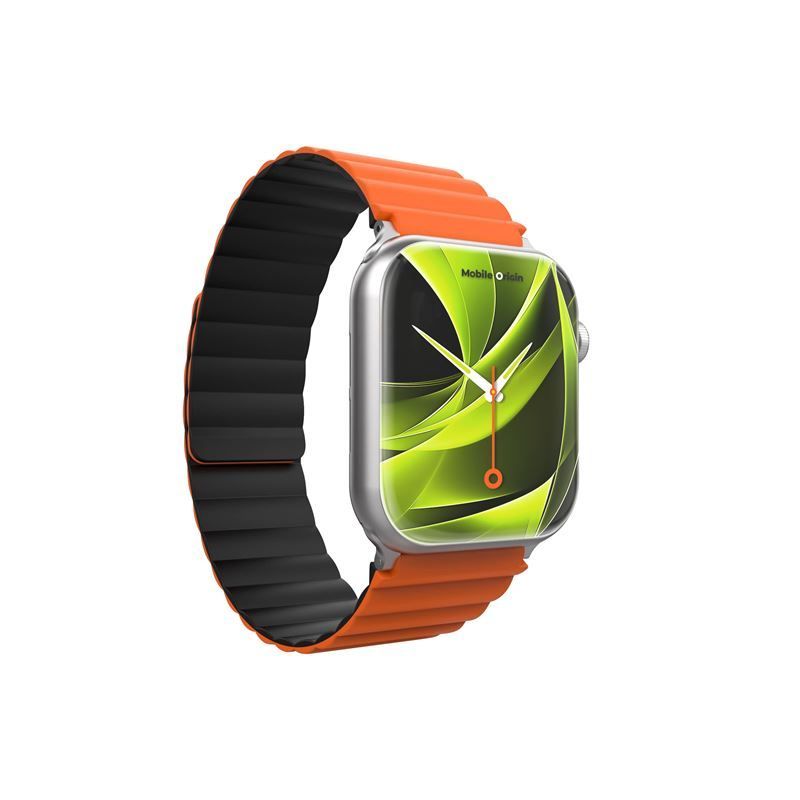 Mobile Origin MO Magnetic Strap II Apple Watch 44/45/46/49mm Orange/Black Mobile Origin MO Magnetic Strap II Apple Watch 44/45/46/49mm Orange/Black