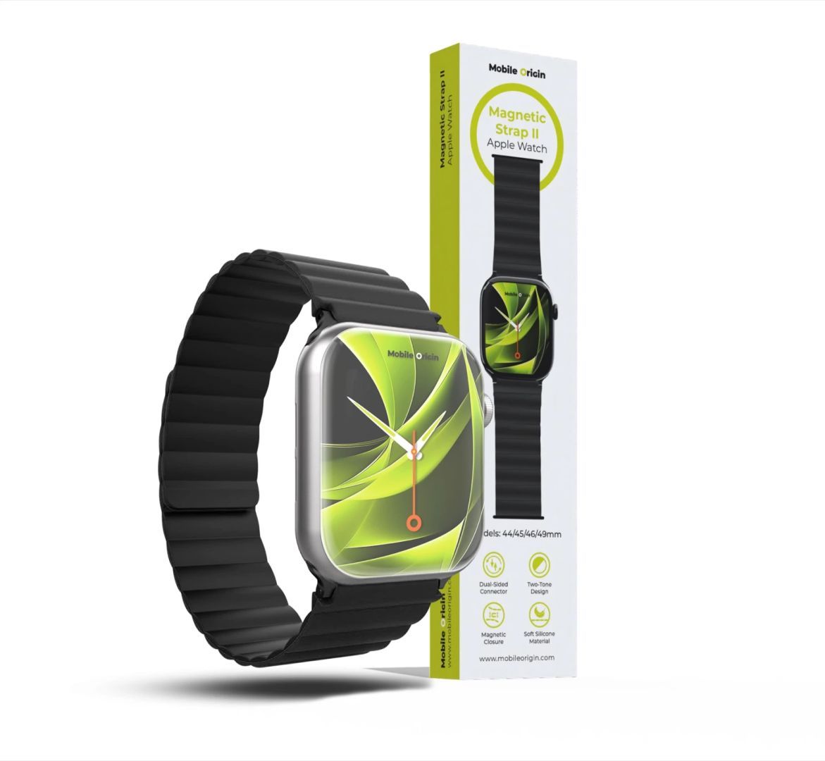 Mobile Origin MO Magnetic Strap II Apple Watch 44/45/46/49mm Black/Black Mobile Origin MO Magnetic Strap II Apple Watch 44/45/46/49mm Black/Black