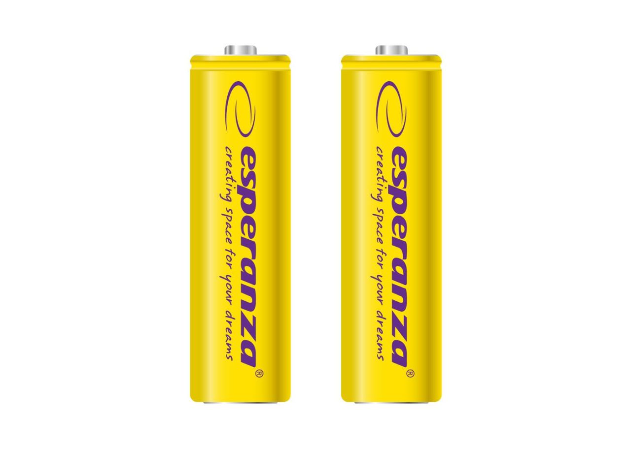 Esperanza 2000mAh AA Ni-MH akkumulátor 2db/csomag Yellow Esperanza 2000mAh AA Ni-MH akkumulátor 2db/csomag Yellow
