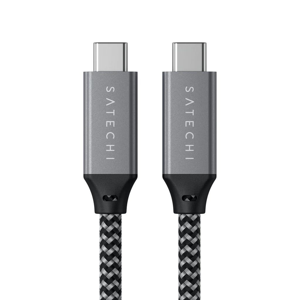 Satechi USB4 C-To-C Braided Cable Grey Satechi USB4 C-To-C Braided Cable Grey
