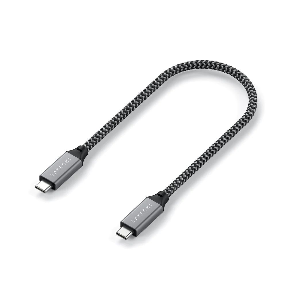 Satechi USB4 C-To-C Braided Cable Grey Satechi USB4 C-To-C Braided Cable Grey