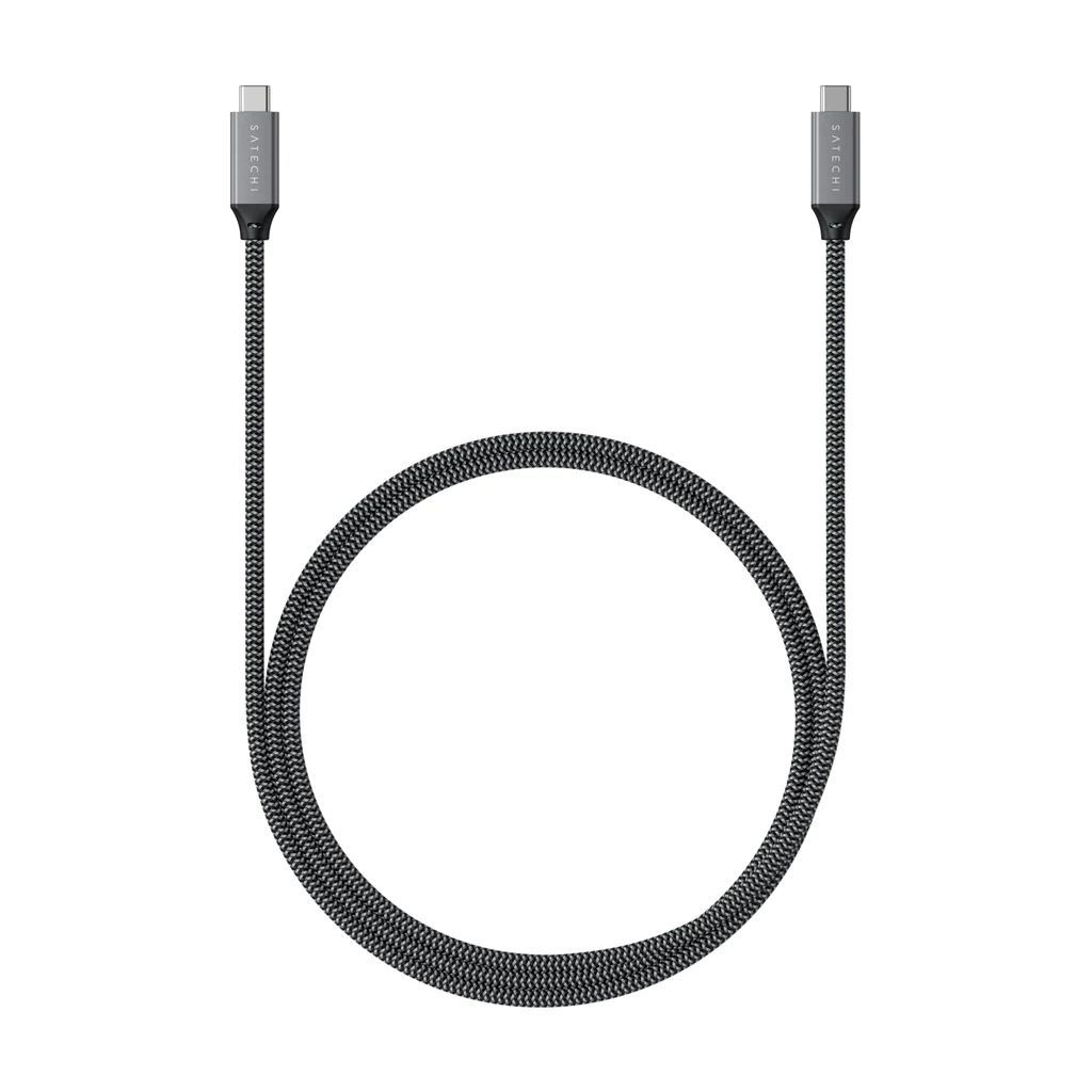 Satechi USB4 C-To-C Braided Cable Grey Satechi USB4 C-To-C Braided Cable Grey