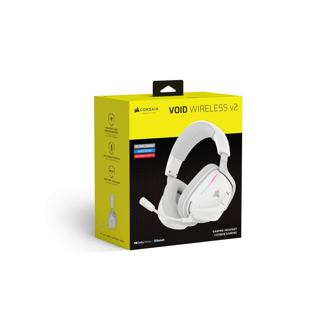Corsair Void Wireless Bluetooth v2 Gaming Headset White