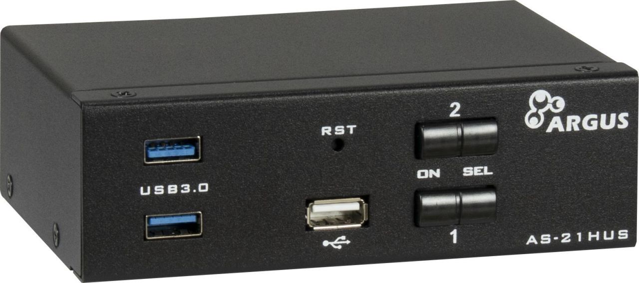 Inter-Tech IPC KVM Switch AC-21HUS HDMI 4K@60Hz