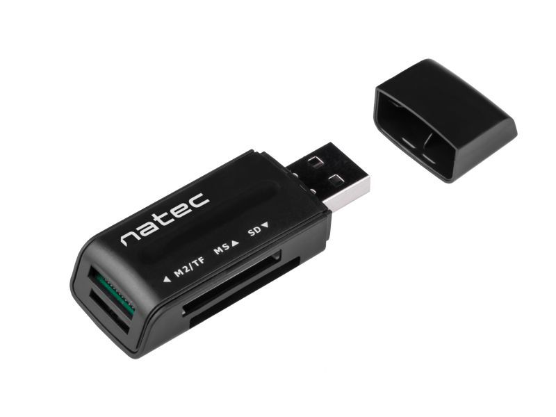 natec Ant 3 USB2.0 Card Reader Black natec Ant 3 USB2.0 Card Reader Black