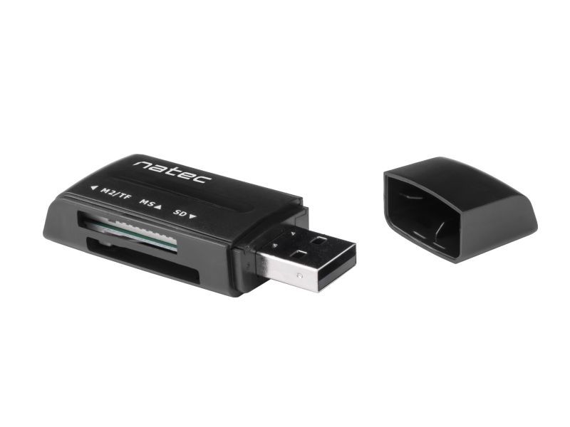 natec Ant 3 USB2.0 Card Reader Black natec Ant 3 USB2.0 Card Reader Black
