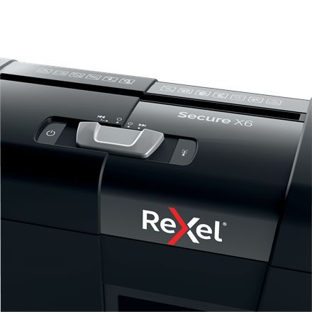 Rexel Secure X6 Iratmegsemmisítő Black Rexel Secure X6 Iratmegsemmisítő Black