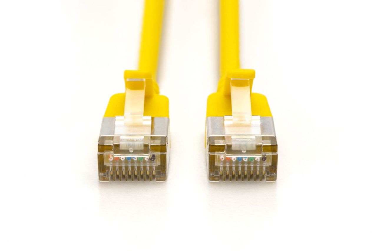 Digitus CAT6A F-FTP Patch Cable 5m Yellow