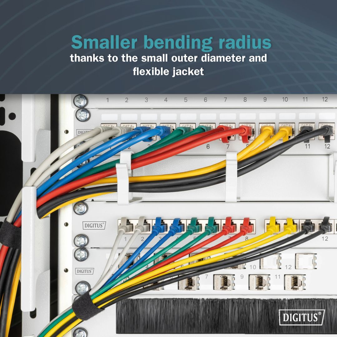 Digitus CAT6A F-FTP Patch Cable 5m Yellow